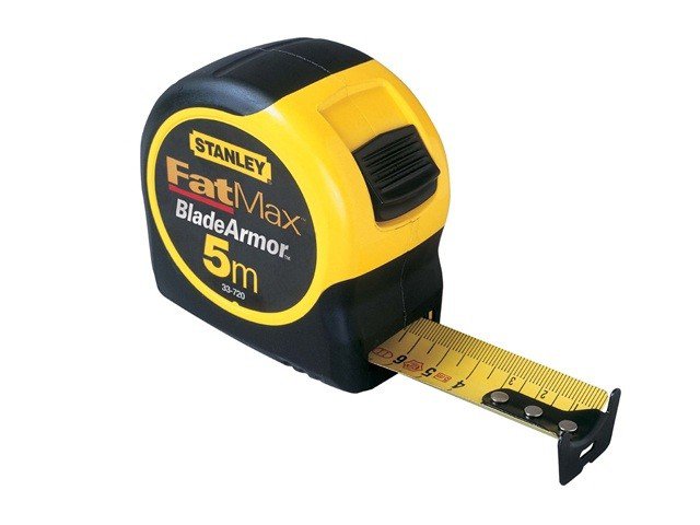 Focus puller's tools: Stanley FatMax 5 Meter Steel Tape Measure