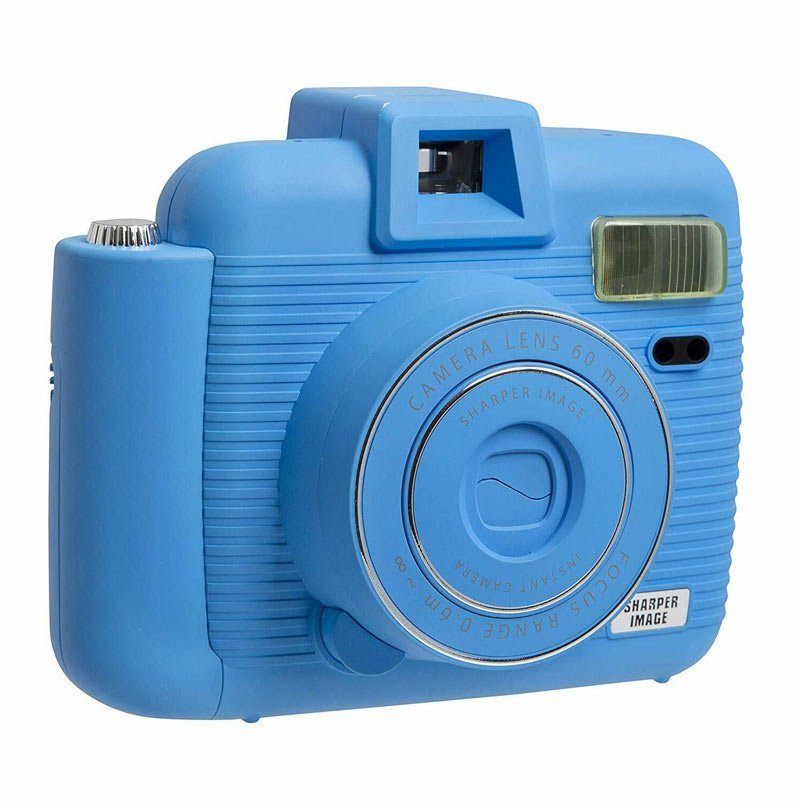 The Sharper Image Instant Camera in blue