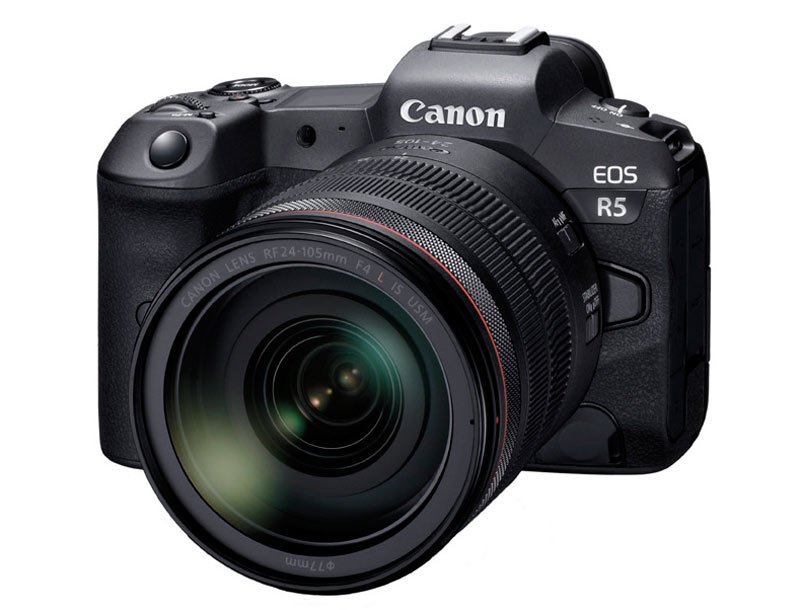 The new Canon EOS R5 with the RF 24-105 f/4 L IS USM