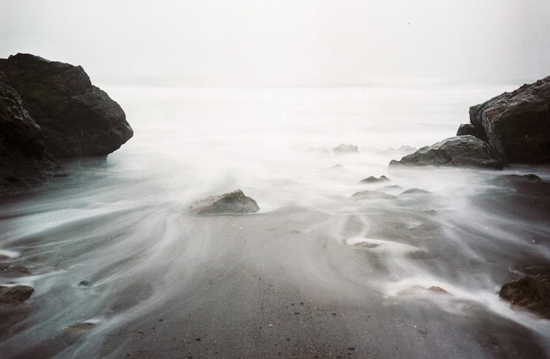 Long exposure sea photography