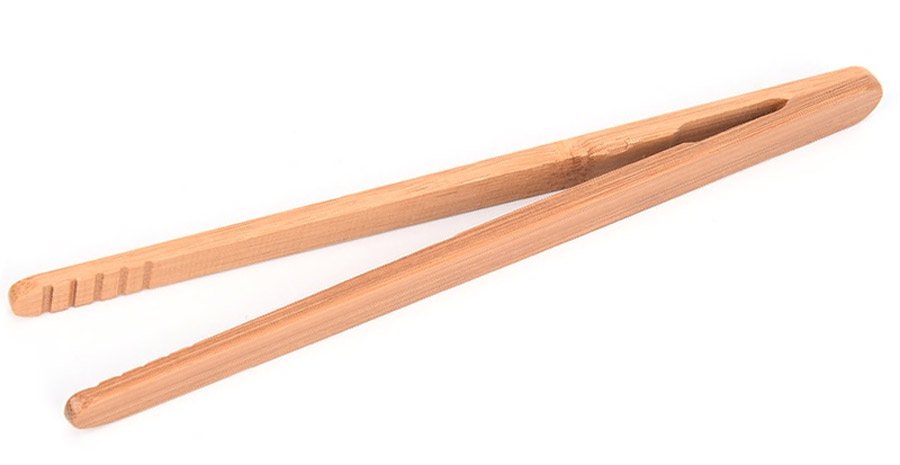 wooden toaster tong